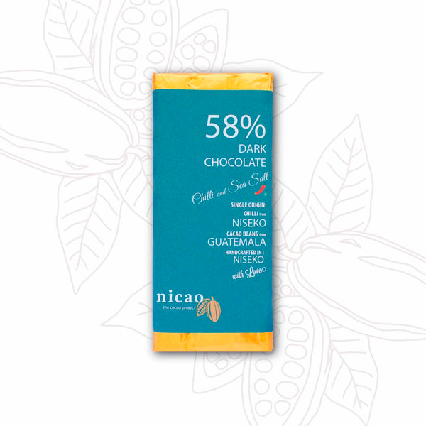 58% チリ&シーソルトチョコレート