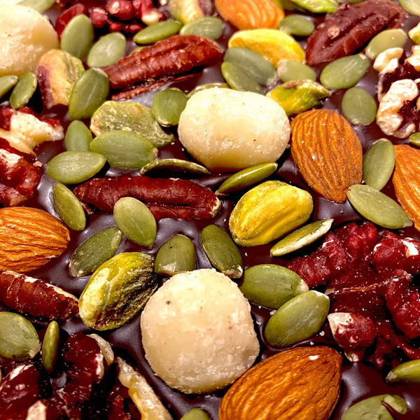 Let's Go Nuts Chocolate Bark